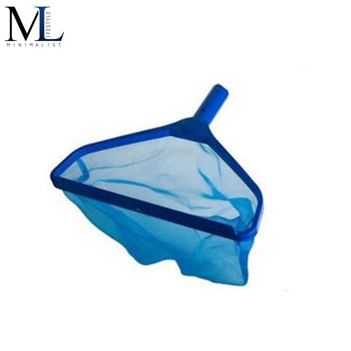 DONWELL Swimming Pool Leaf Skimmer Kit - Flat/Deep Bag Rake Net With Aluminum Pole