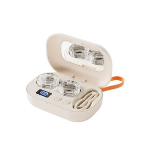 เครื่องล้างคอนแทคเลนส์อัตโนมัติ ทำความสะอาดด้วยคลื่นความถี่สูง Ultrasonic มีแบตเตอรี่ในตัว ใช้ง่าย พกพาสะดวก