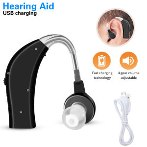 Rechargeable Hearing Aid Mini Adjustable Tone 2024 Best Sound Amplifier Portable Deaf Elderly RIC Hearing Aids