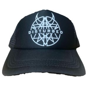 DISTURBED BAND TRUCKER/NET OUTDOOR SPORTS CAP