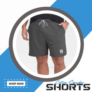 CSS 12 Cotton Spandex Shorts for Men with Pockets and Quick Dry Comfy Shorts Casual Everyday Shorts Lounge Shorts