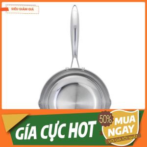 Chảo Xào Inox Kalpen Zenger 3 Lớp Đúc Liền Khối 20cm Chống Dính Chống Thấm An Toàn Đôi Bề Mặt Bảo Hành 5 Năm