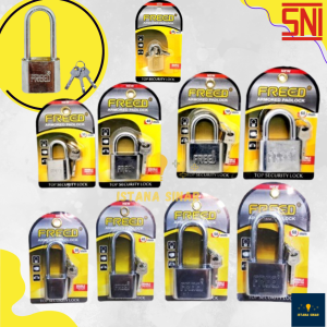 Gembok Pintu / Freed 20 25 30 40 50 60 MM Panjang / Pendek Kunci Padlock