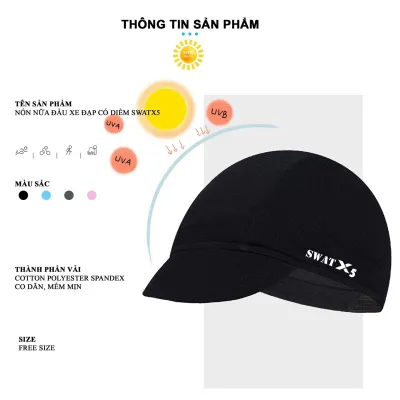 Mũ vải lưỡi trai đi xe đạp chơi thể thao SWAT X5