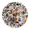 50 PCS GAYA serangan anime terhadap titan LUCU stiker untuk Buku Tempel/Buku Harian/HP/Dekorasi Laptop/Sticker Helm Tahan Air Vinil/Stiker Tablet Ponsel stiker tahan air berperekat. 