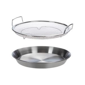 Fine Mesh Strainer Basket Stainless Steel Strainer Mesh Set Kitchen Oil Strainer Pan Non-stick Frying Oil Filter
