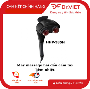 Máy massage cầm tay hai đầu cầm tay kèm nhiệt chuyên nghiệp HoMedics HHP-385H