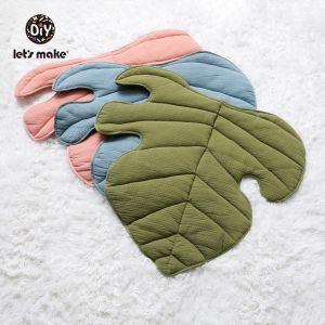 Let S Make Baby Play Mat Leaf รูปร่างผ้าฝ้าย100% 71ซม.* 70ซม.Crawling Mat เด็กแรกเกิด Decor