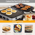 Cuisinart GR-4NKR Electric Grill Meat Griddler Removable Plates Integrated UP. 