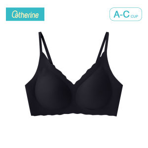 Catherine เจลลี่บรา บราไร้ขอบ ไร้โครง ทรงคอ V เนื้อผ้าเบาสบาย ยืดหยุ่น บราซัพพอร์ต เก็บเนื้อด้านข้างได้ดี