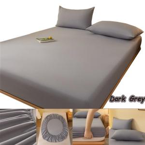 3 in 1 Bedsheet No Lukot No Gusot Korean Plain Bedsheet Full Garterized (Includes 1 Fitted sheet & 2 Pillowcases)