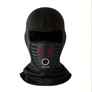 Adult Spandex Motorcycle Face Mask with Custom Fit - Breathable Woven Fabric All-Season Balaclava for Street Touring Motorcycles Sports Equipment with Extra Padding