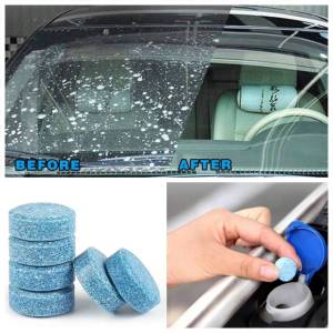 Ligallery - 1 Pcs Sabun Pembersih Wiper Kaca Mobil Glass Cleaner Tablet Pembersih Jamur Pada Kaca Mobil