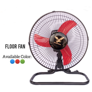 16 Inches Floor Fan Desk Fan Fan 3-High Performance Speed Aluminum Fan Blade Electric Fan Strong Wind Household Office Warehouse Factory Ground Fan