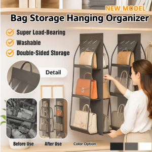 👝Bag Storage Hanging Bag Home Wardrobe Hanging Storage Bag Bag Storage Rack Door Hanging Bag Artifact包包收纳挂袋