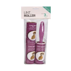 [SPM] [Local Seller] Lint Roller (pack of 2) Sticks Dust Hair Dirt Fur Thread Crumbs Off Clothes 粘毛器可撕式沾毛滚刷衣服黏除毛神器滚筒式去粘尘纸50张