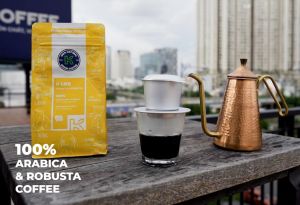 [COMBO 2 TẶNG THÙNG ĐÁ] Cà Phê Rang Xay Nguyên Chất K Life 227g (100% Arabica và Robusta) - Thương Hiệu K COFFEE