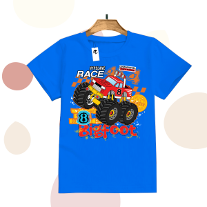 Code8.id DTF Kaos Anak Laki Laki Karakter Mobil Monster Best Seller Awan MURAH DAN TRENDY