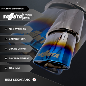 Savinta Knalpot Racing Mobil Manual Matic ZFLv2 Stainles Suara Bass Empuk Adem