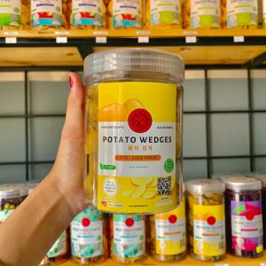 Serigale Keripik Kentang Atlantik I Potong Wedges I Gurih Natural Renyah I Kemasan Toples 1000 ML