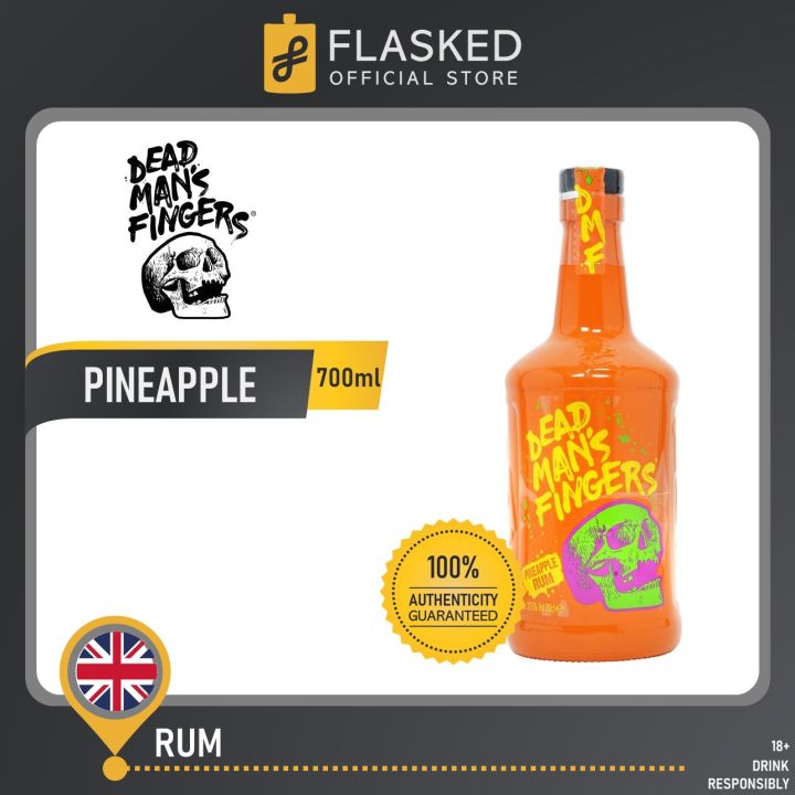 Dead Man's Fingers Pineapple Flavored Rum 700mL Lazada PH
