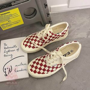 READY STOCK🔥OLL Canvas Women shoes Design Cute Thick Soled Student Sneakers Kasut Lady
