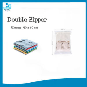 Vacuum Bag Plastik Pakaian Tanpa Pompa Vakum Baju Travel Laundry Bag Waterproof