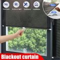 Punch-free Korden Jendela Tempel Tanpa Paku / Gorden Gulung Roller Blind / Tirai Jendela Gulung. 