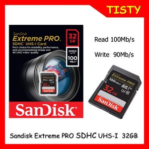 SanDisk Extreme PRO SDHC 32GB (SDSDXXO-032G-GN4IN) อ่าน 100mb/s เขียน 90mb/s UHS-I Memory Card