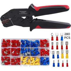 Terminal Crimping Konektor Kabel Terisolasi Tang SN-58B SN-48B Crimp Skun Connector Tembaga Kit Ring Spade Fork O