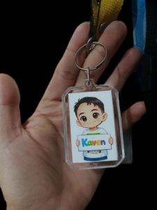 Customized Acrylic Keychain | Personalized Name / Photo Keychain | Double-Sided Print (5 PCS)