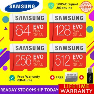 ♥【Readystock】 FREE COD ♥32GB 64GB Kartu Micro SD Kartu Memori EVO Plus 128GB 256GB Class10 Kartu TF C10 SDHC / SDXC UHS-1 Sdcard Carte sd tarjeta