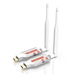 100m 4K Wireless Transmission Video Transmitter Receiver Long Distance Display Adapter Office Meeting Share HDMI Extender for Camera Cable Box Laptop PC To TV Monitor Projector