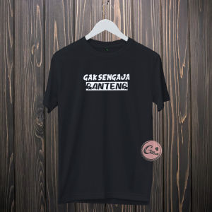 Baju Kaos Distro Gak Sengaja Ganteng  Katun Combed   Dewasa  Oblong  Premium Jumbo Murah Terbaru Kekinian Bandung