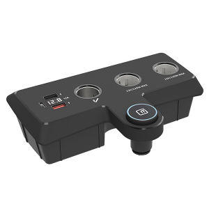 For Volkswagen VW Polo Car Lighter Socket Splitter plug adapter Fast Charging Interior Product Accessories 2011-2018