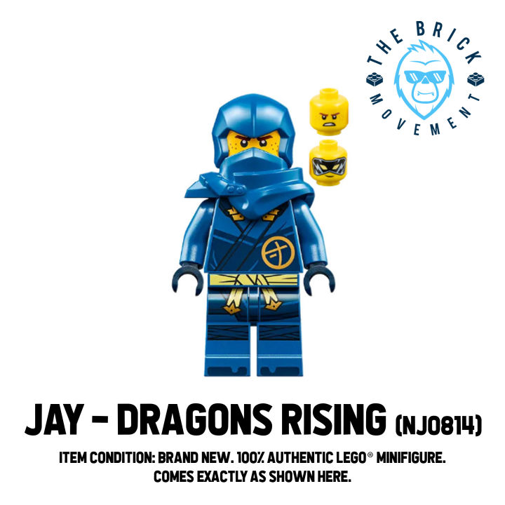 LEGO® NINJAGO Jay (Dragons Rising) Minifigure Dragons Rising Lego