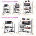 AKIRO Malaysia Stainless Steel Heavy Duty Multilayer Racks Household Kitchen Shelves Pots Organizing Shelves Microwave Oven Storage Rack Laundry Shelf Rak Dapur Rumah Rak Tandas 收纳架. 