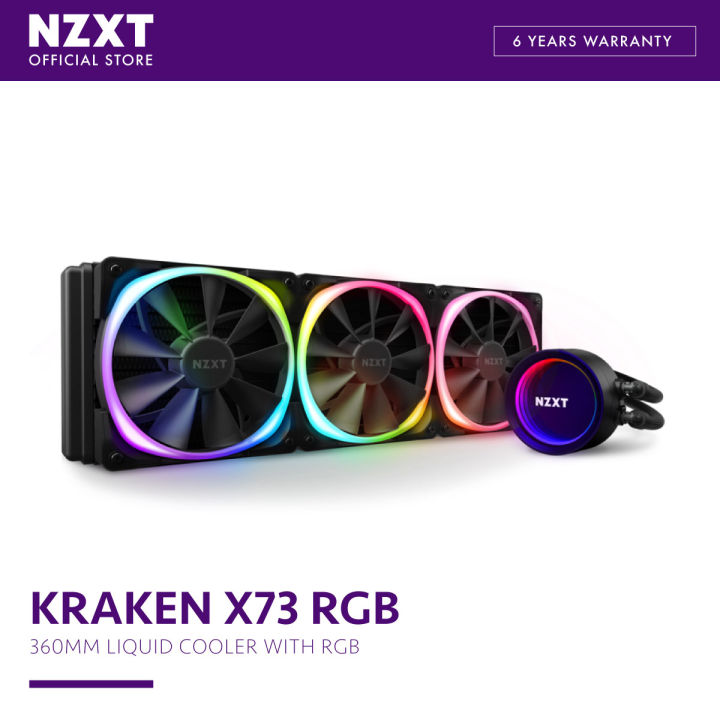 NZXT Kraken X73 RGB (Matte Black/Matte White) Lazada