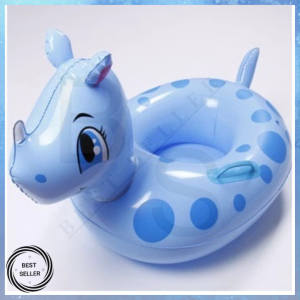New Childrens Swimming Foot Pad Inflatable Swimming Ring(rhino)