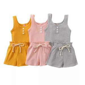 SL - Set Anak Singlet Andine RIB / Setelan Singlet Polos /setelan anak singlet rib