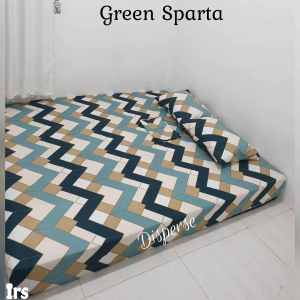 sprei aesthetic kotak ukuran 180x200x20 160x200x20 120x200x20 90x200x20 set sprei sarung bantal guling - motif sparta