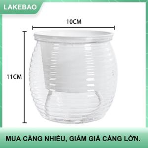 【LAKEBAO】 Tự động hấp thụ nước Tự tưới cây chậu hai lớp trong suốt bình hoa nhựa trang trí nhà 1PC