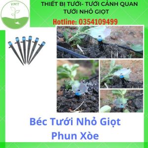 Combo 10 Béc Tưới Nhỏ Giọt Phun Xòe