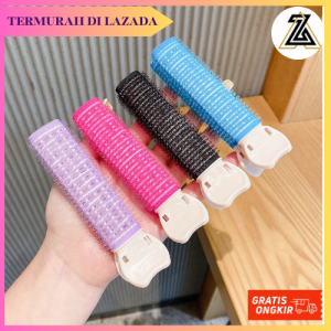 ROLL RAMBUT JEPIT KOREA / KOREA VELCRO HAIR GULUNG JEPITAN / ROLL RAMBUT JEPIT UNTUK PONI / JEPITAN ROLL RAMBUT KOREA RAINBOW KLIP PONI GELOMBANG ALAMI