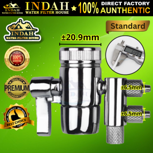 2 Way Two Way Diverter Valve Adaptor For Water Dispenser Water Filter Purifiers For 1/4" Tube