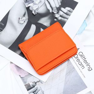 Royal Bagger Japanese Style Short Wallets for Women Fashion Genuine Cow Leather Litchi Pattern Folding Small Wallet Purse 2212