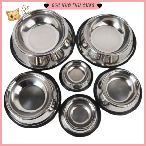 [Siêu bền] Bát ăn Inox cho thú cưng có đế cao su chống trơn trượt