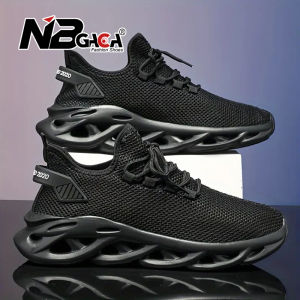 NBGAGA Giày nam đàn hồi Sneakers Breathable Giày thể thao thoải mái Giày lưới thể thao thường ngày Giày đi bộ kích thước 36-45