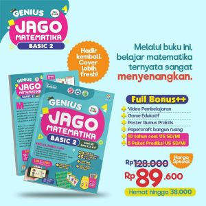 Family Genius Jago Matematika Basic 2: Buku Matematika Anak SD