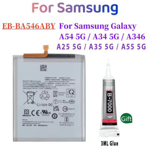 Battery Replacement for Samsung Galaxy A25 A35 A55 A34 A54 A346 5G EB-BA546ABY 5000mAh